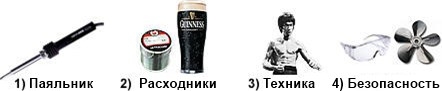 Четыре элемента правильной пайки