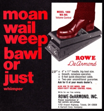 Rowe-DeArmond Volume Pedal