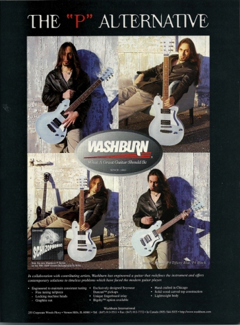 Nuno Bettencourt с Washburn P4