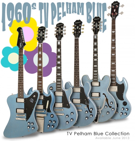 Epiphone Ltd. Ed. TV Pelham Blue Collection