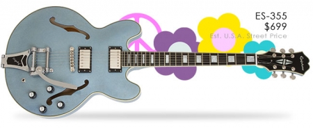 Epiphone Ltd. Ed. TV Pelham Blue Ltd. Ed. ES-355