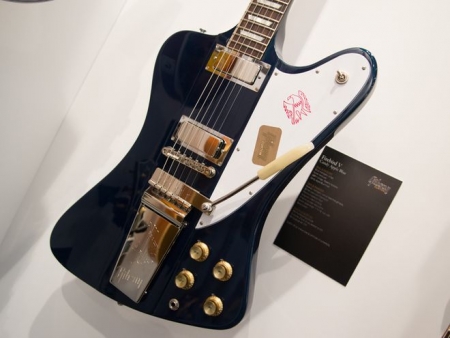 Gibson Custom Firebird V in Candy Apple Blue Gibson Custom Firebird V in Candy Apple Blue