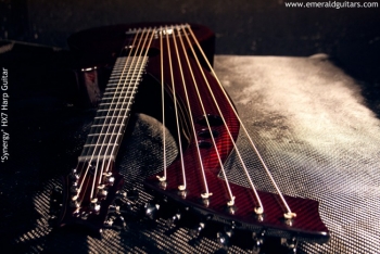 &#39;Synergy&#39; HX7 Carbon Fiber Harp Guitar