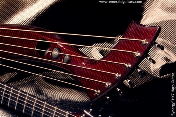 &#39;Synergy&#39; HX7 Carbon Fiber Harp Guitar