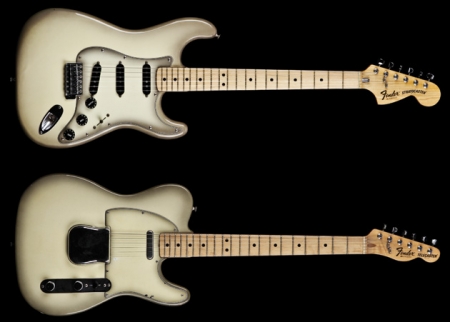 Fender Antigua Stratocaster and Telecaster