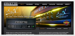 Fryette Amplifiers Website